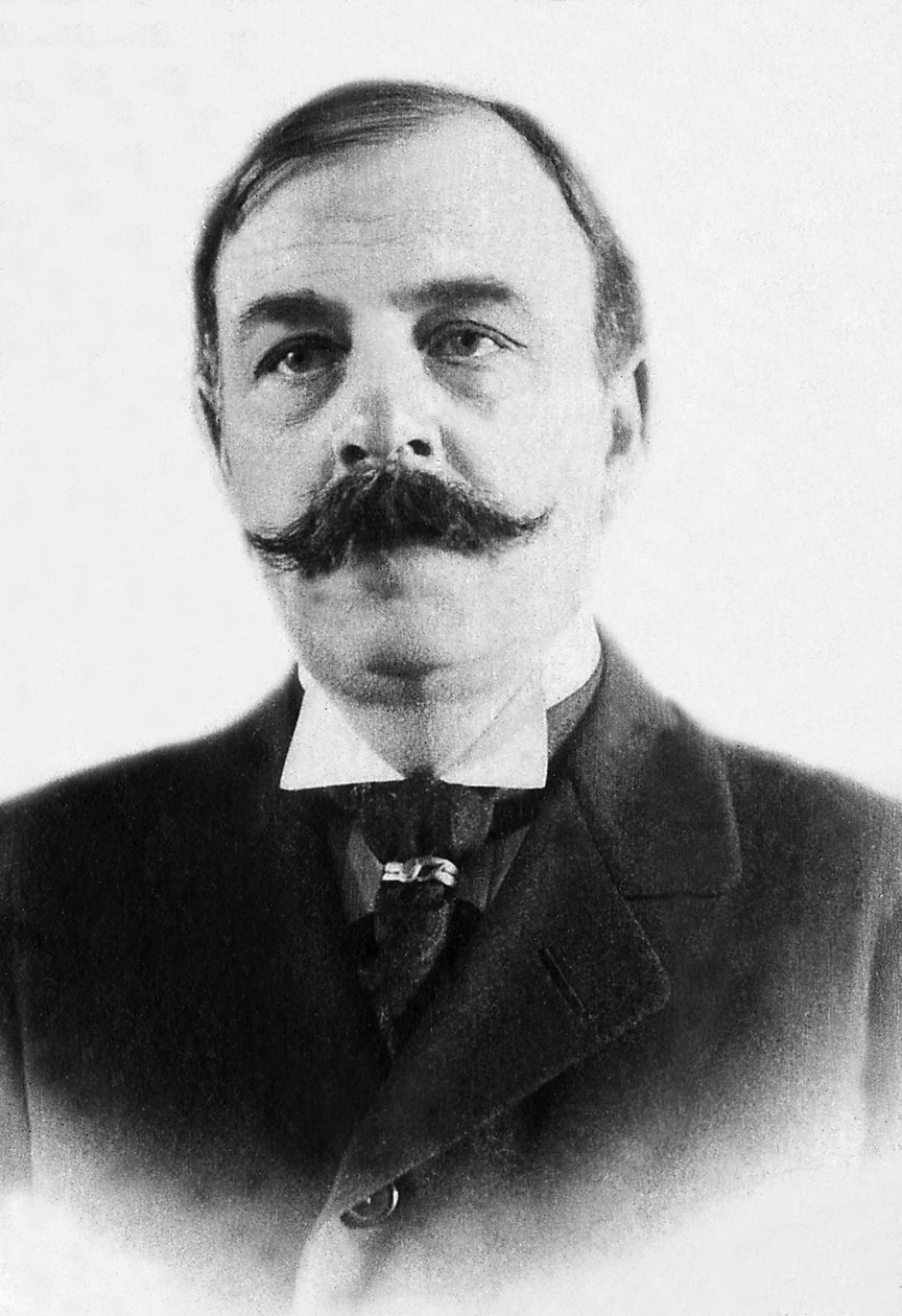 Octave Mirbeau (1848-1917) francia író, regényíró portréja. alkotó: Unknown photographer
