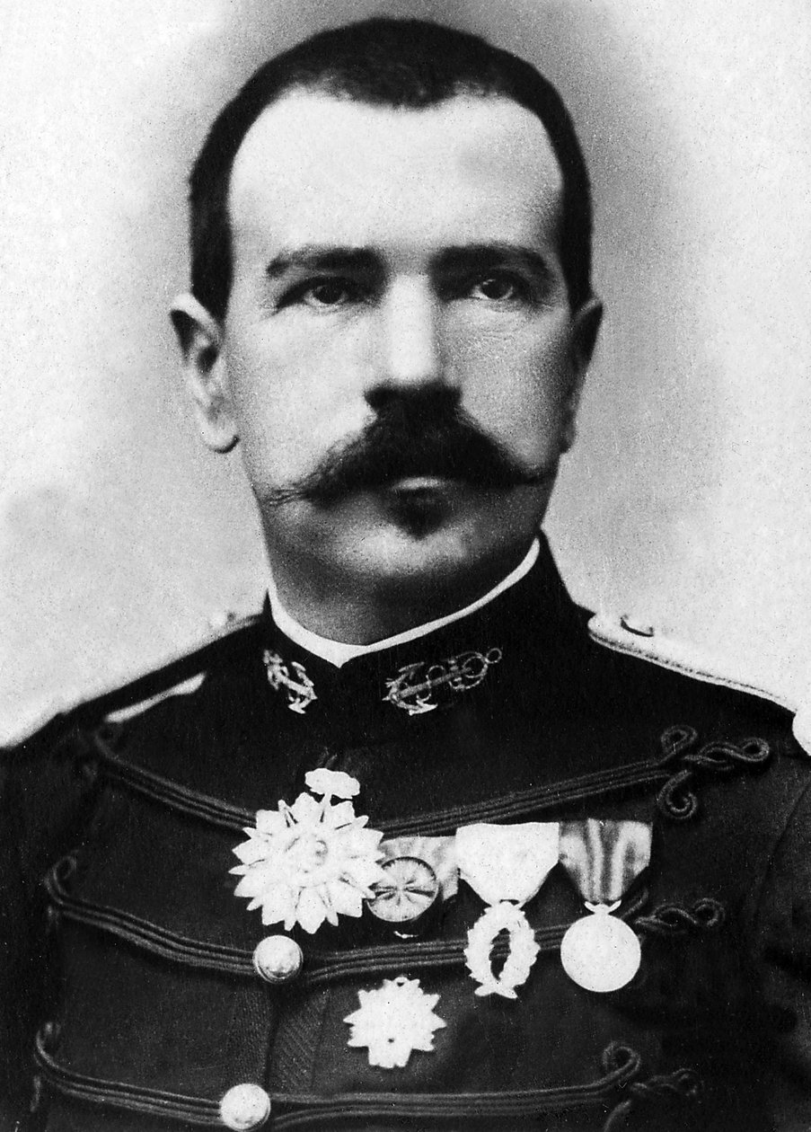 Parfait Louis (Perfect-Louis) Monteil (1855-1925), hadnagy, a tengerészgyalogság ezredese, Afrika és Indokína felfedezője portréja. alkotó: Unknown photographer