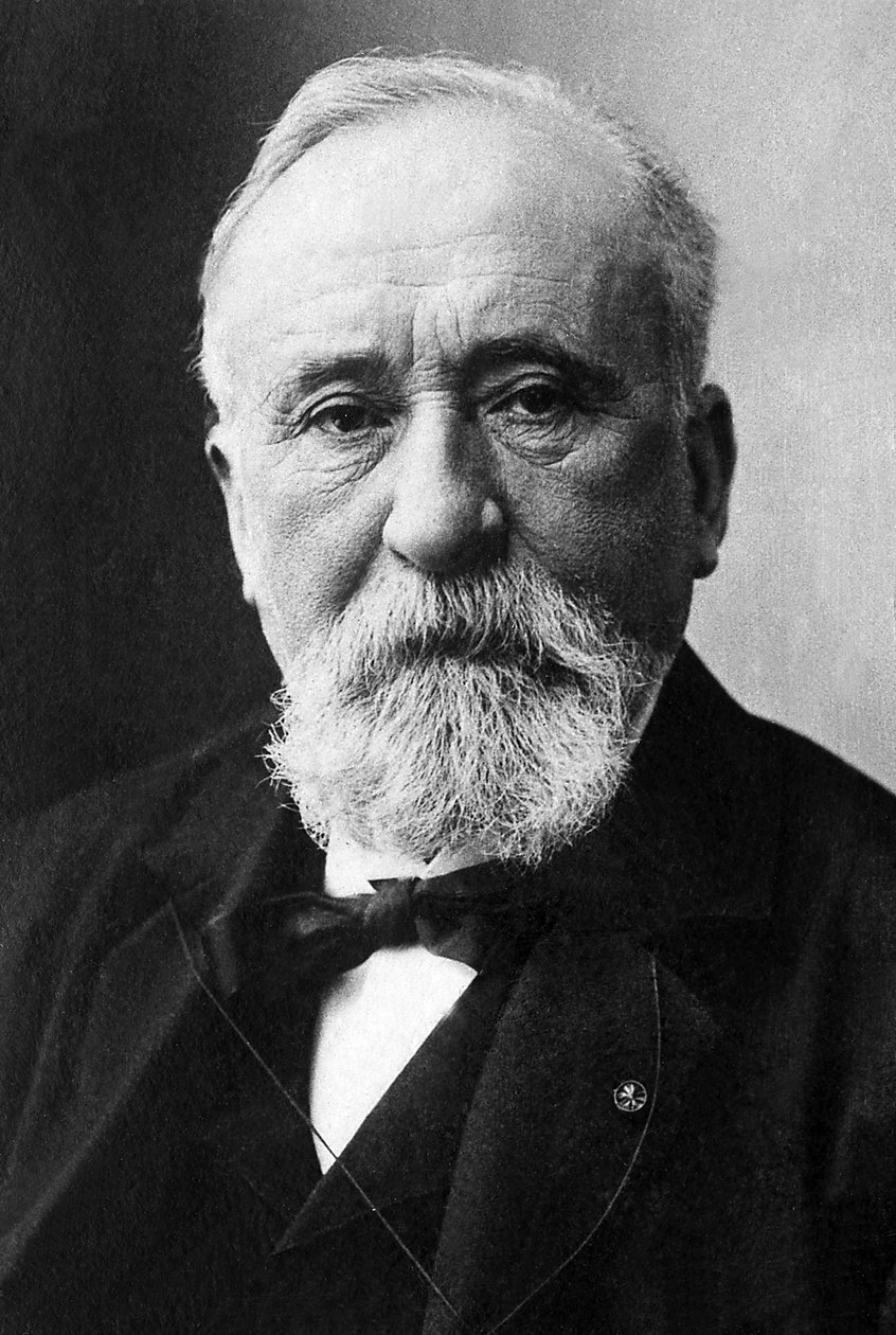 Pierre Puvis de Chavannes (1824-1898) francia szimbolista festő portréja. alkotó: Unknown photographer
