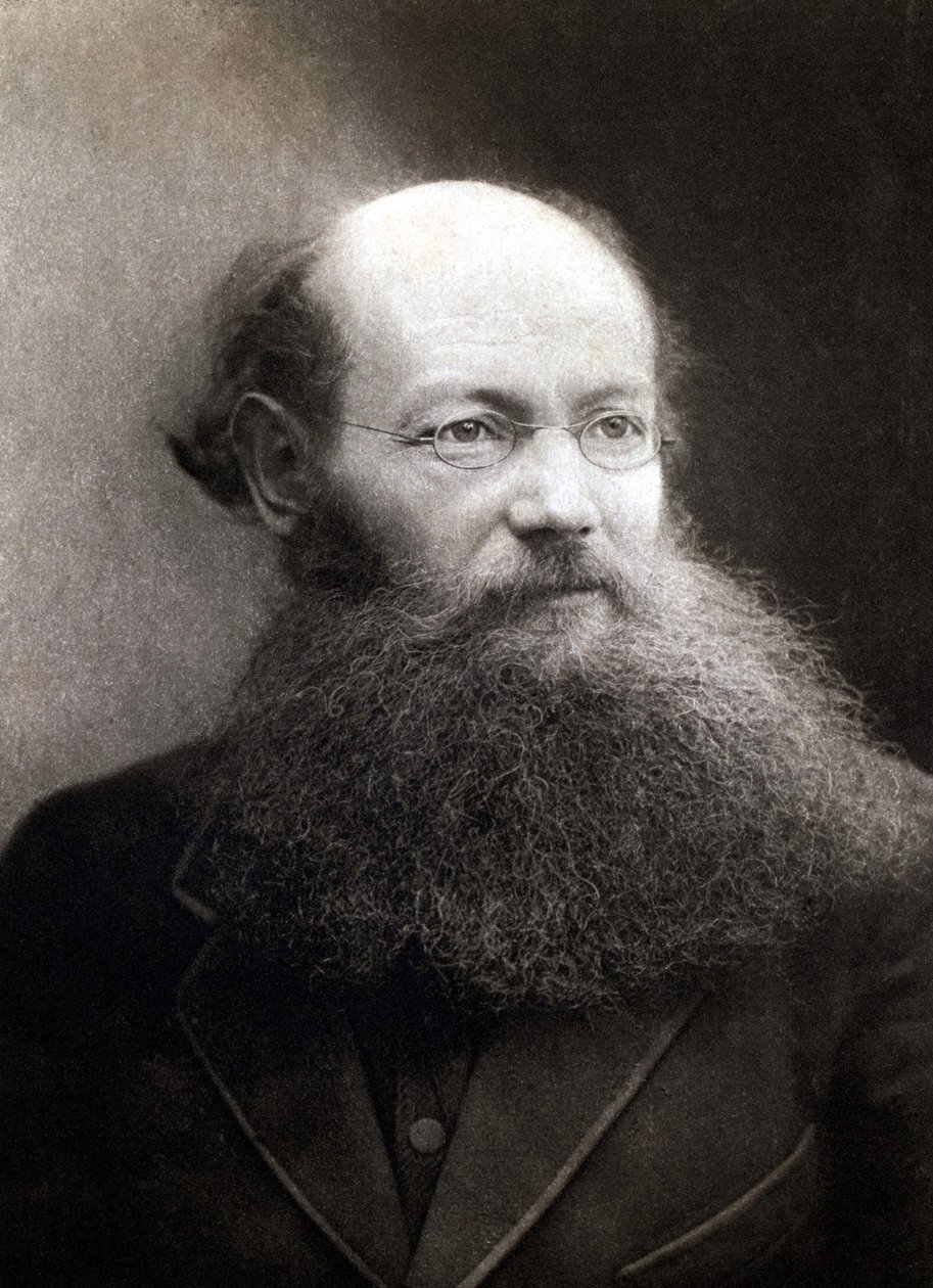 Péter (Pjotr) Alekszejevics Kropotkin (1842-1921), orosz forradalmár és anarchista herceg portréja. alkotó: Unknown photographer