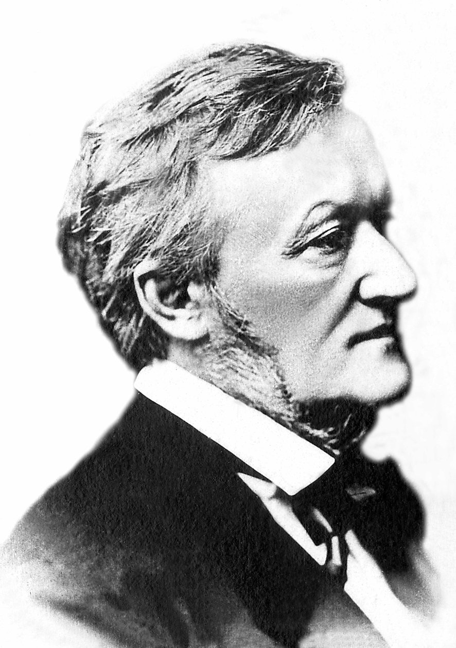 Richard Wagner (1813-1883) német zeneszerző portréja. alkotó: Unknown photographer