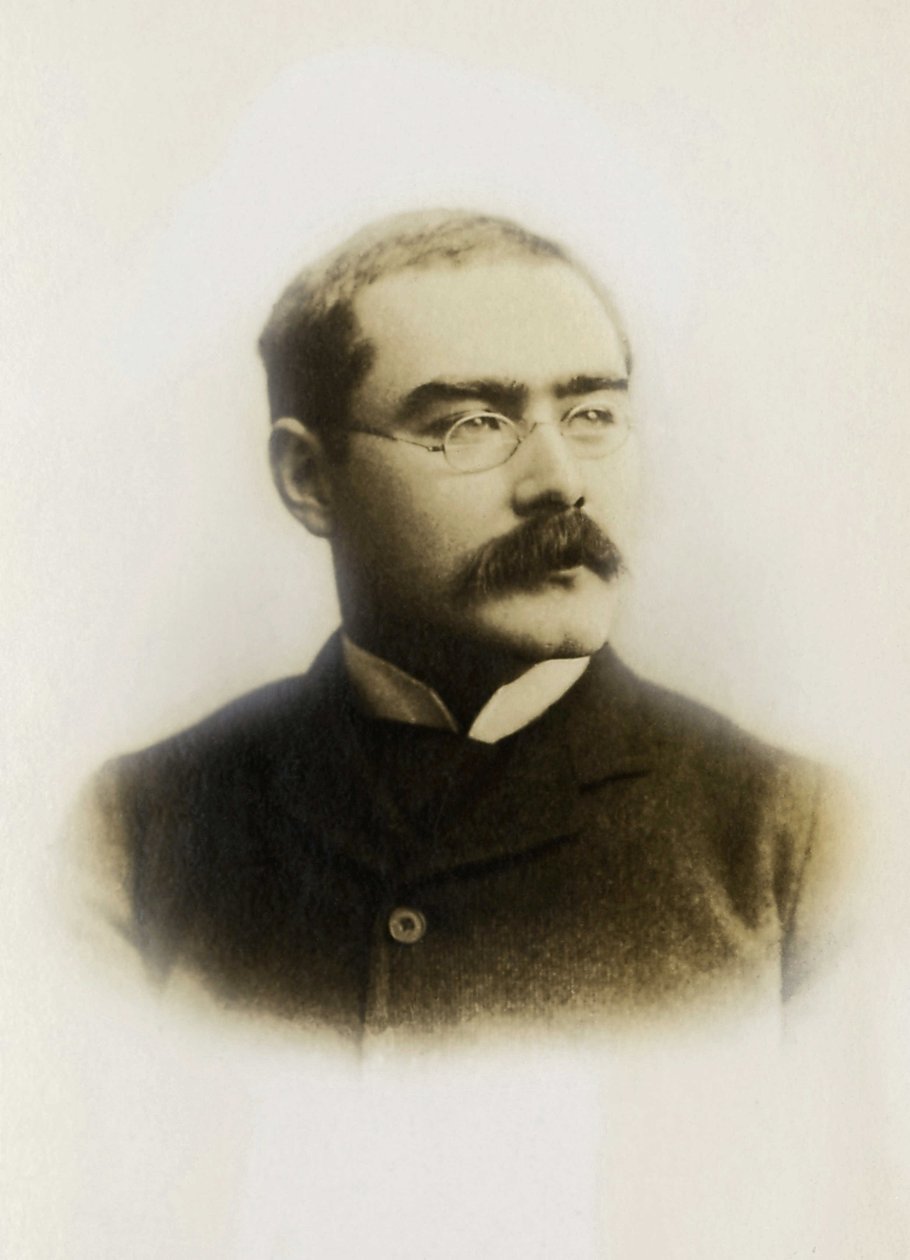 Rudyard Kipling (1865-1936) angol író portréja. alkotó: Unknown photographer