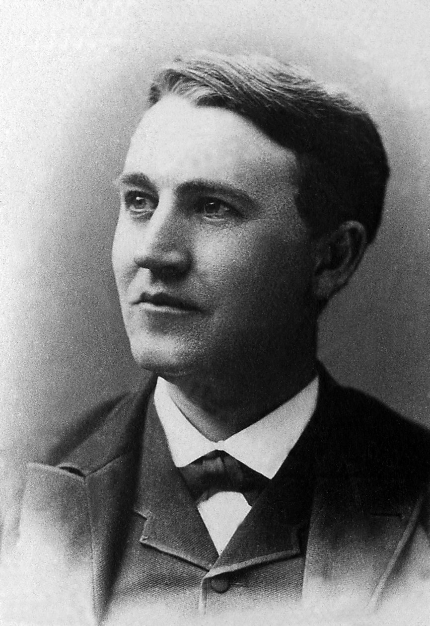 Thomas Alva Edison (1847-1931) amerikai üzletember és feltaláló portréja. alkotó: Unknown photographer