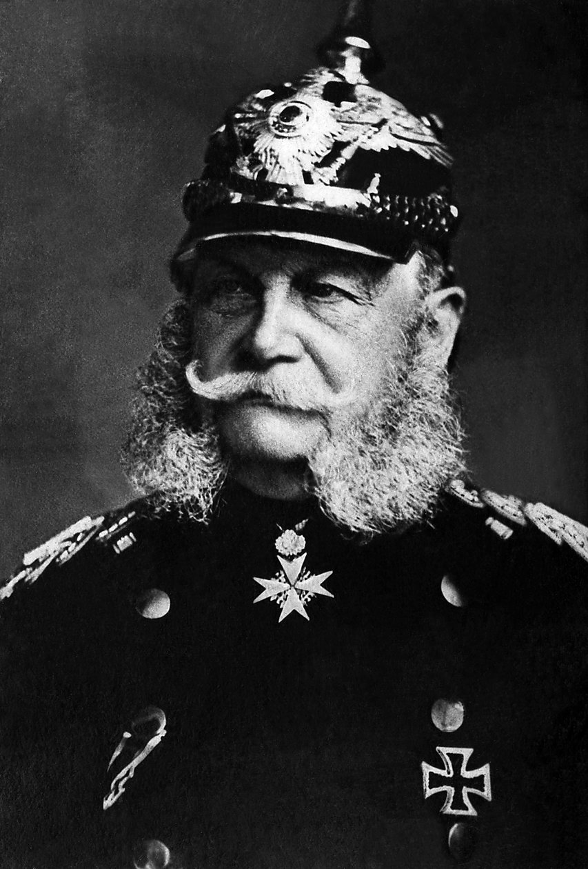 I. Vilmos (1797-1888), 1861-től 1888-ig Poroszország királyának portréja, 1871-től 1888-ig Németország császára lett. alkotó: Unknown photographer