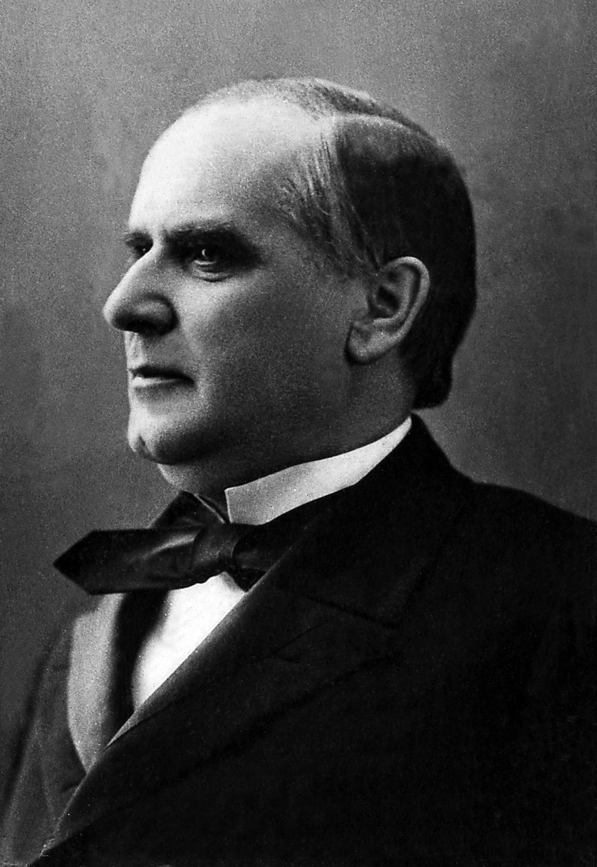 William McKinley (1843-1901) amerikai politikus portréja. alkotó: Unknown photographer
