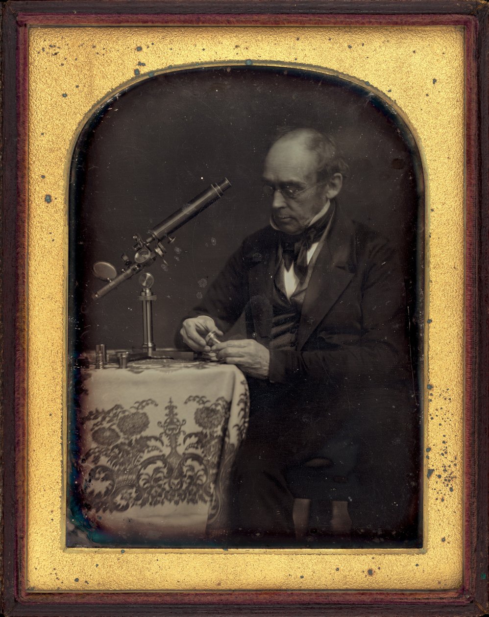 Egy tudós portréja,c. 1840 (fotó) alkotó: Unknown photographer