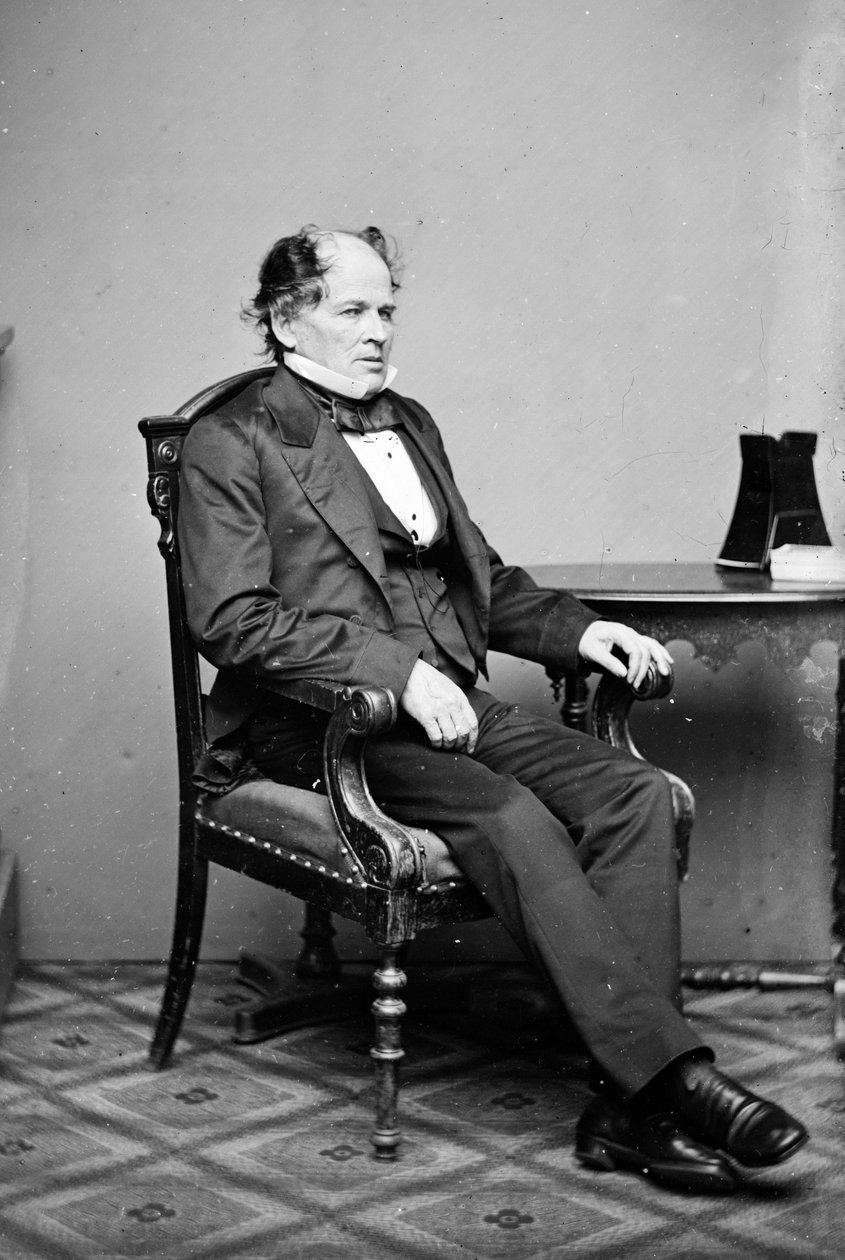 Matthew Fontaine Maury (1806-1873) amerikai meteorológus és oceanográfus portréja, 1860-as évek alkotó: Unknown photographer