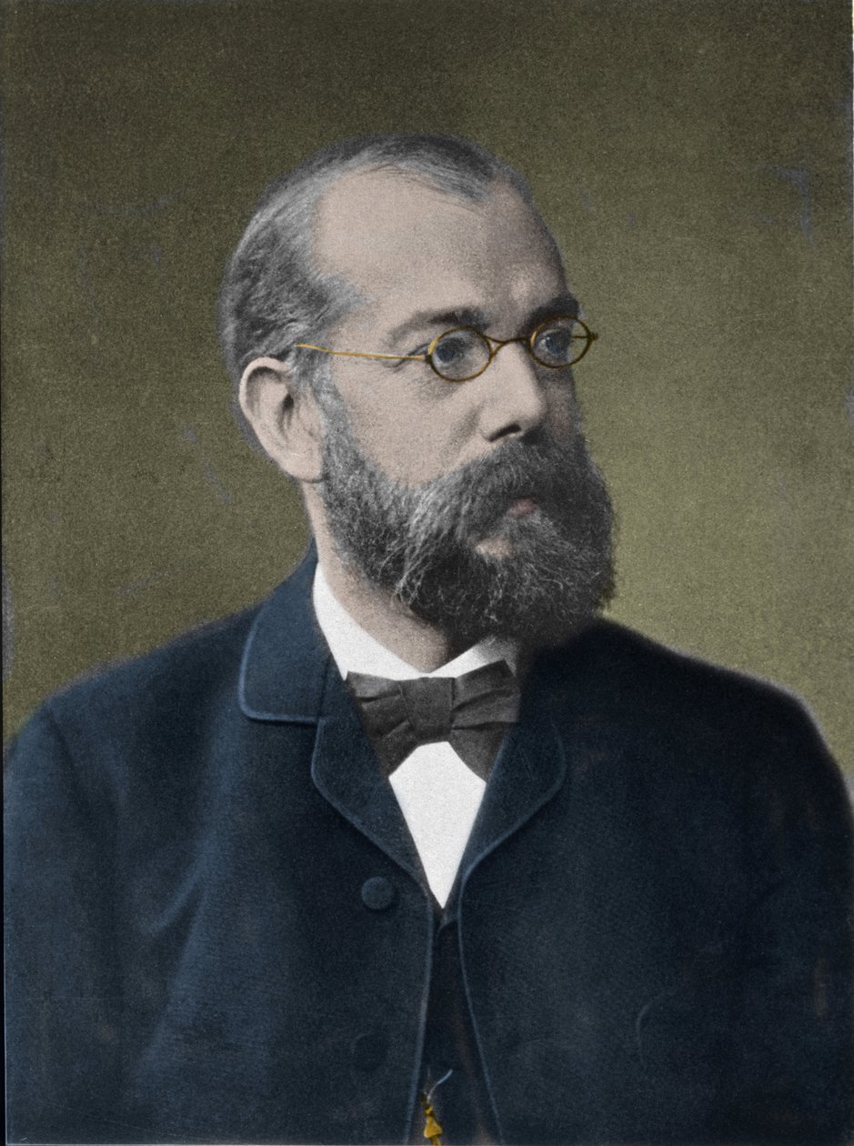 Robert Koch (1843-1910) német orvos portréja. alkotó: Unknown photographer