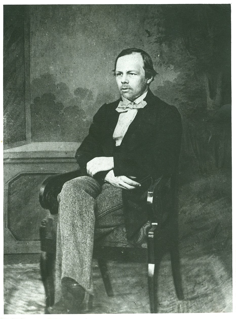 A névtelen Fjodor Mihajlovics Dosztojevszkij (1821-1881) szerző portréja alkotó: Unknown photographer