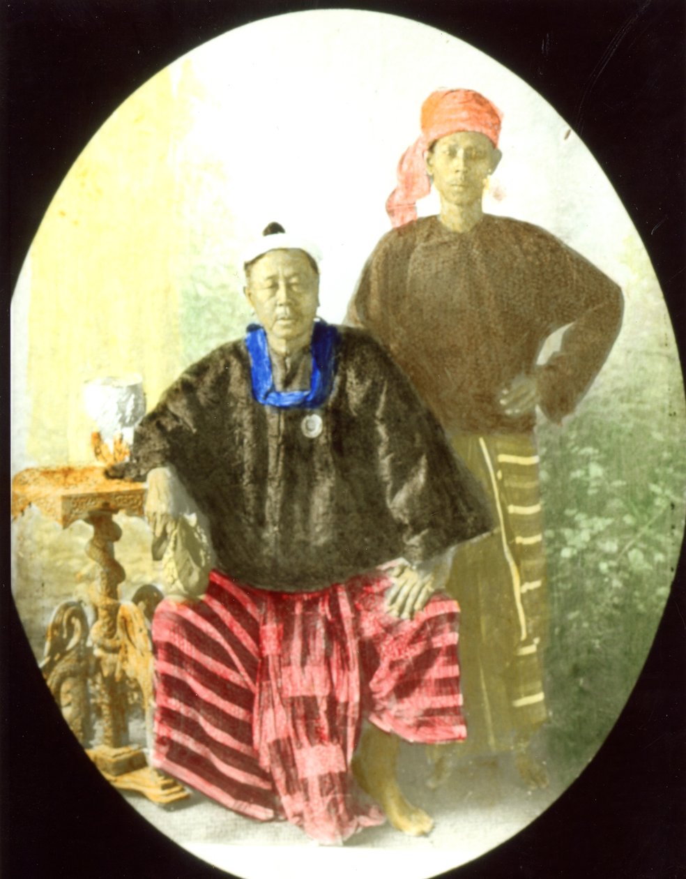 Burma miniszterelnöke, Kinwun Mingyi U Kaung, az 1890-es évek körül (fotó) alkotó: Unknown photographer
