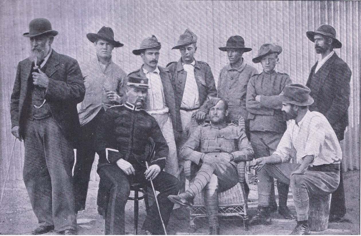 Foglyok a pietersburgi börtönben, karácsony alkotó: Unknown photographer