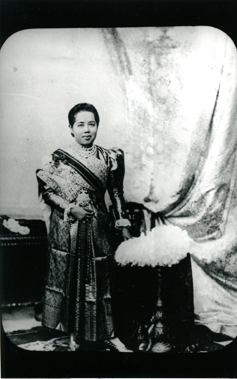 Saovabha Phongsri királynő, 1880 körül (f/w fotó) alkotó: Unknown photographer