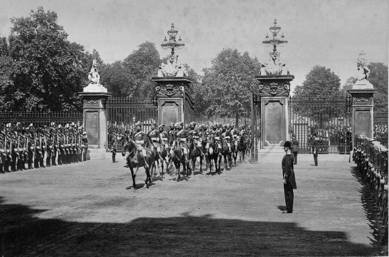 Viktória királynő gyémánt jubileumi körmenete, 1897. június 22. (f/w fotó) alkotó: Unknown photographer