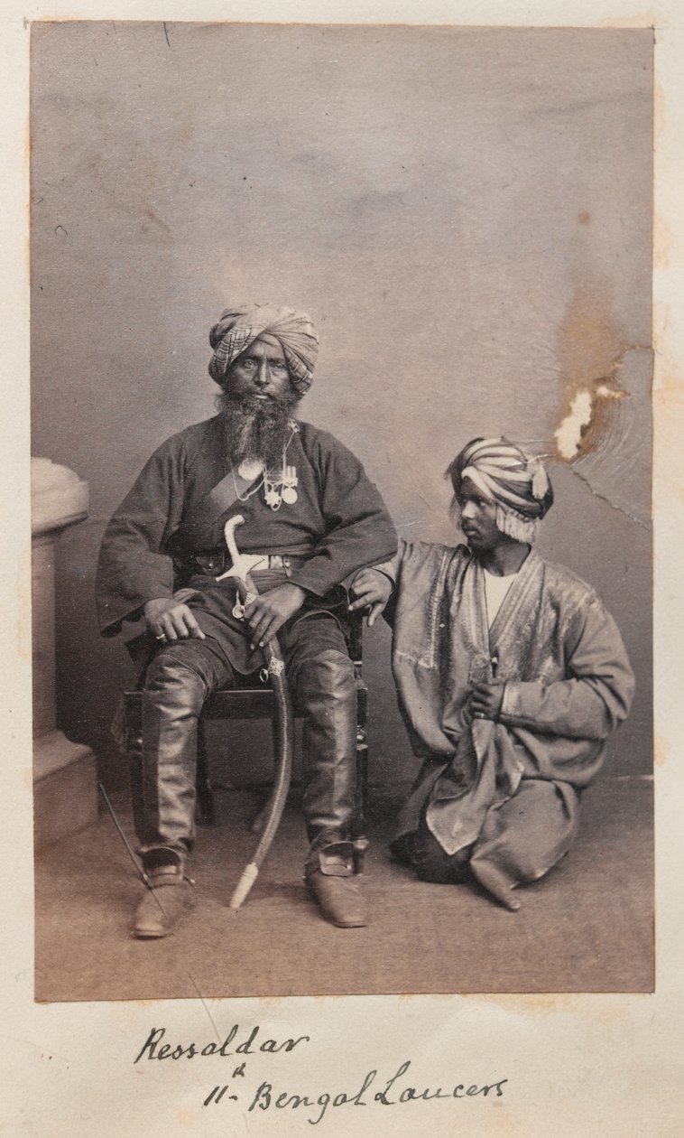 Rissaldar a 11. Bengal Lancersből alkotó: Unknown photographer
