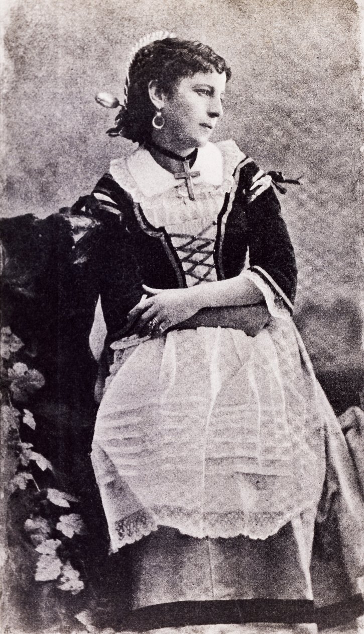 Teresina Brambilla (1845-1921) színpadi jelmezben alkotó: Unknown photographer