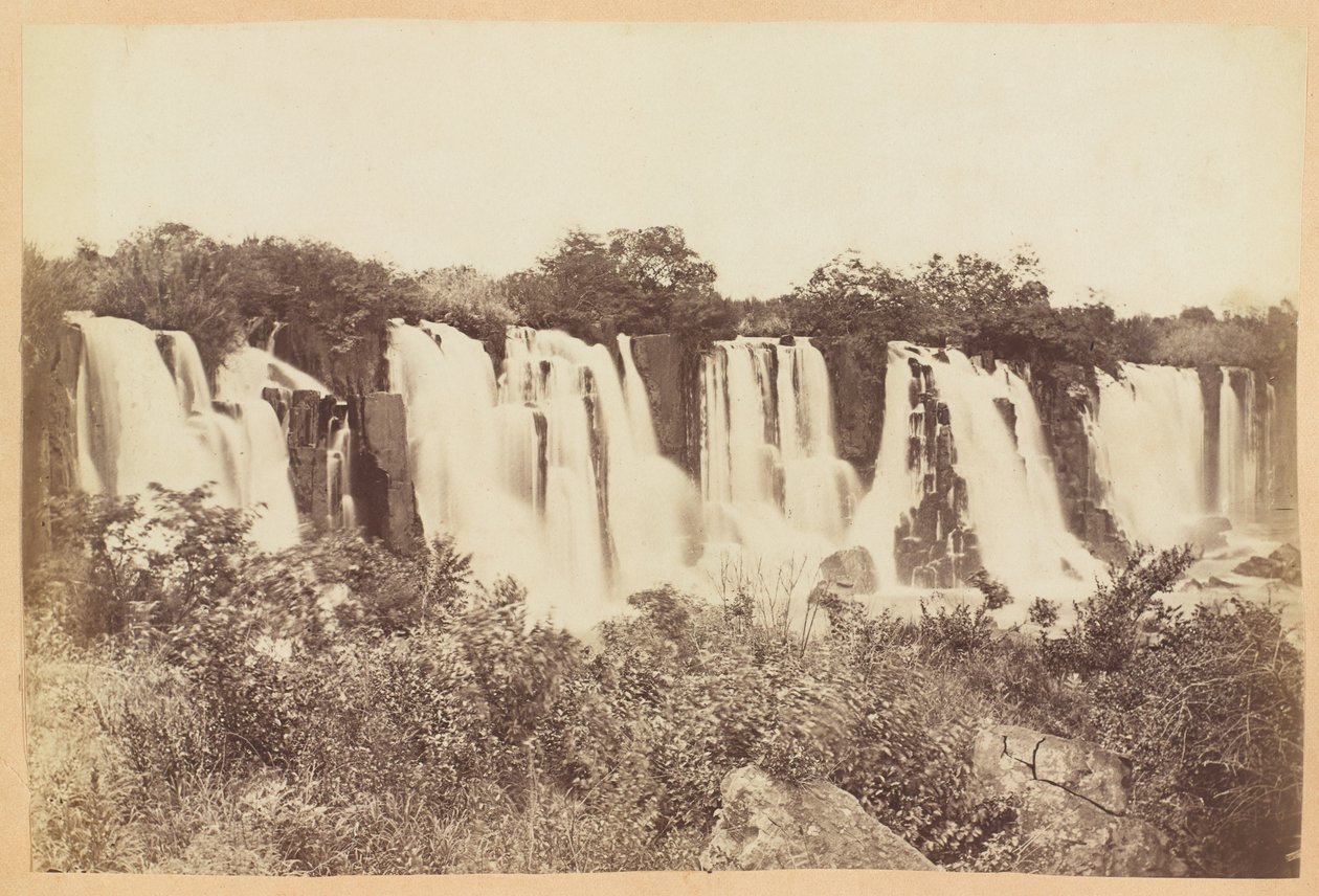 Umgeni-vízesés, Natal tartomány, Dél-Afrika, 1882 körül alkotó: Unknown photographer
