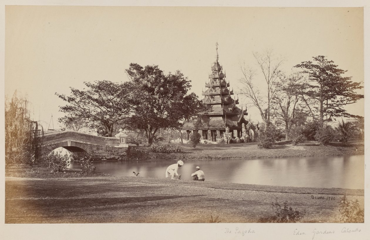 „Kilátás az Eden Gardensre”, Kalkutta alkotó: Unknown photographer