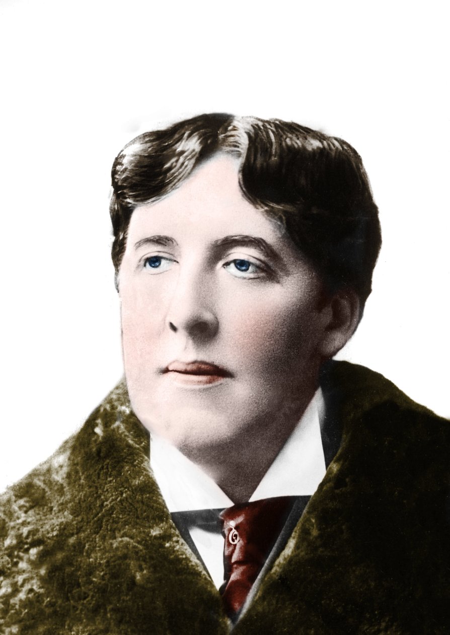 Oscar Wilde író portréja 1900 körül. 19. századi fénykép alkotó: Unknown photographer