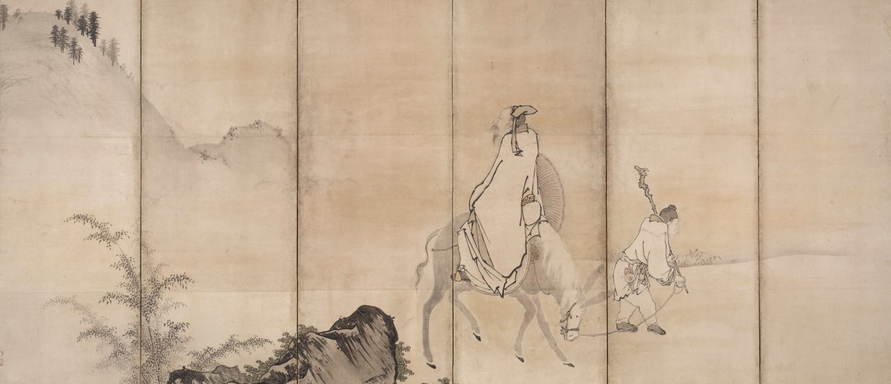 Pan Lang Han Ro, 1600-as évek eleje. alkotó: Unkoku Tōgan
