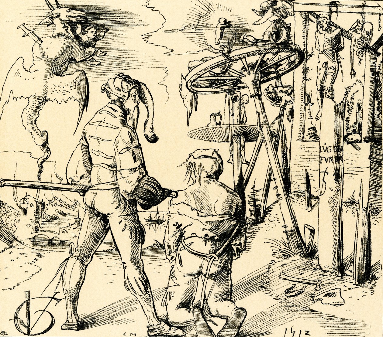 A legfelsőbb bíróság alkotó: Urs (1485-1528) Graf
