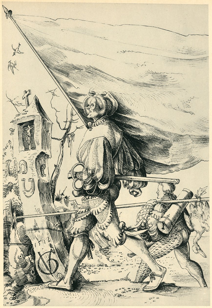 Zsoldosok, 1516, 1943. alkotó: Urs Graf