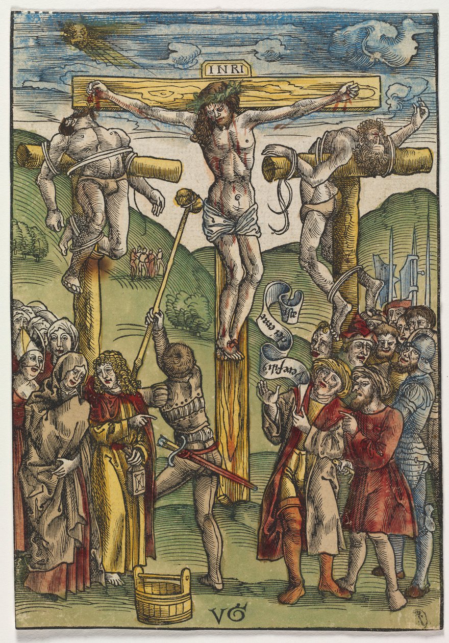 A Passió: A keresztre feszítés, 1508 előtt. alkotó: Urs I Graf