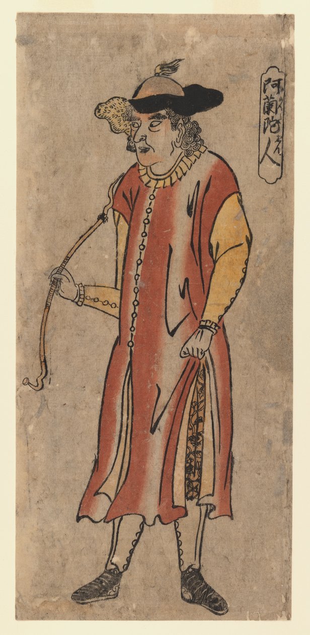 A. Hollander (színes fatömbnyomat) alkotó: Utagawa Sadahide