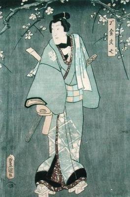 Részlet az „Öt karakter Toyokuni játékából” első karakteréből (lásd még: 157884 alkotó: Utagawa Kunisada