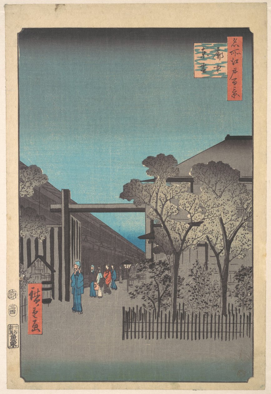 Kakuchu Shinonome alkotó: Utagawa Hiroshige