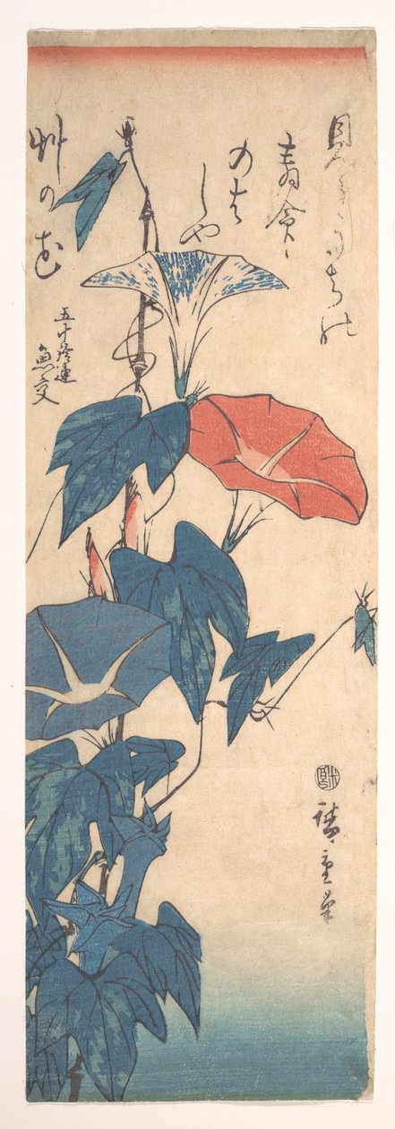 Prunkwinden alkotó: Utagawa Hiroshige