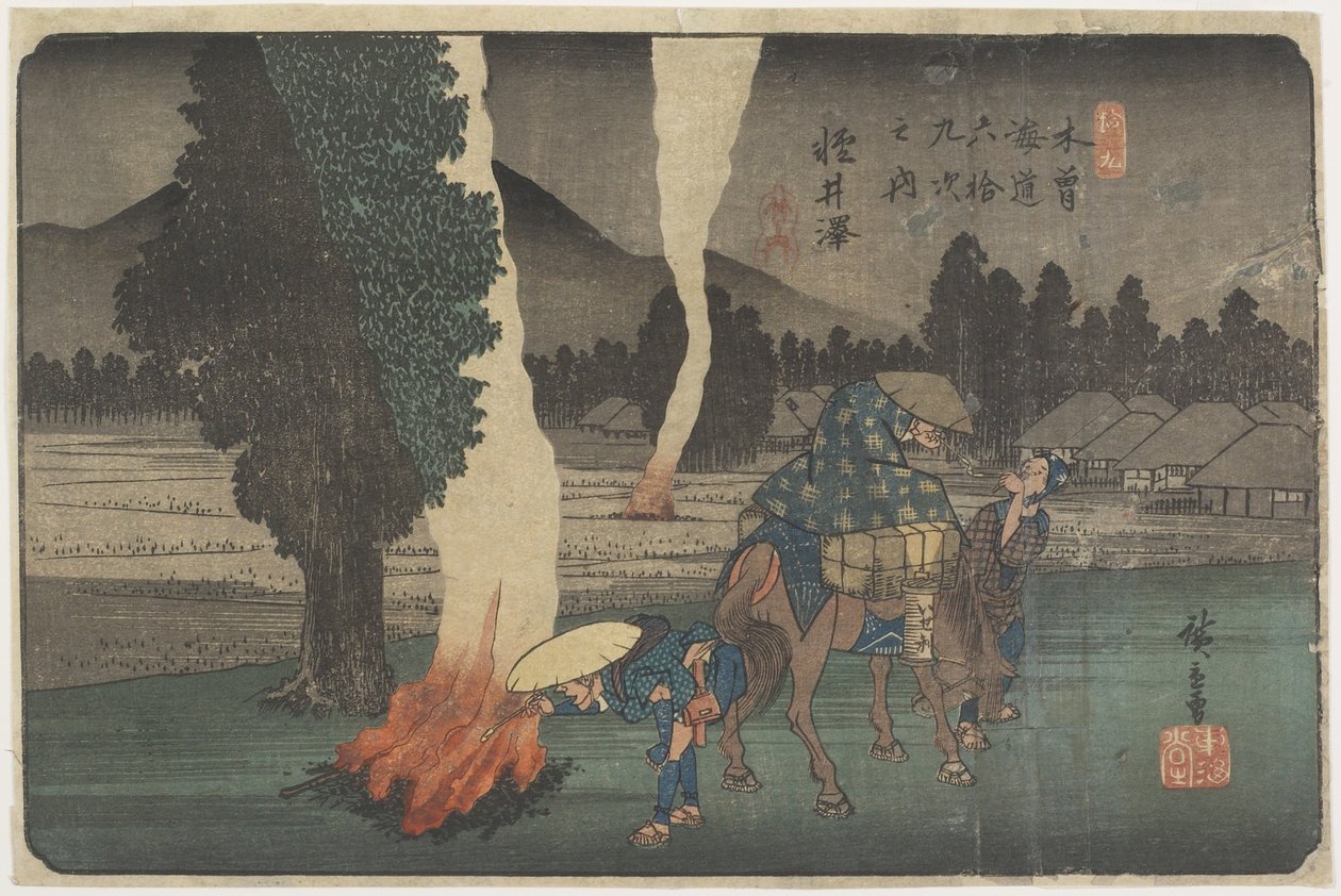 No.19 Karuizawa, 1830-1844 alkotó: Utagawa Hiroshige