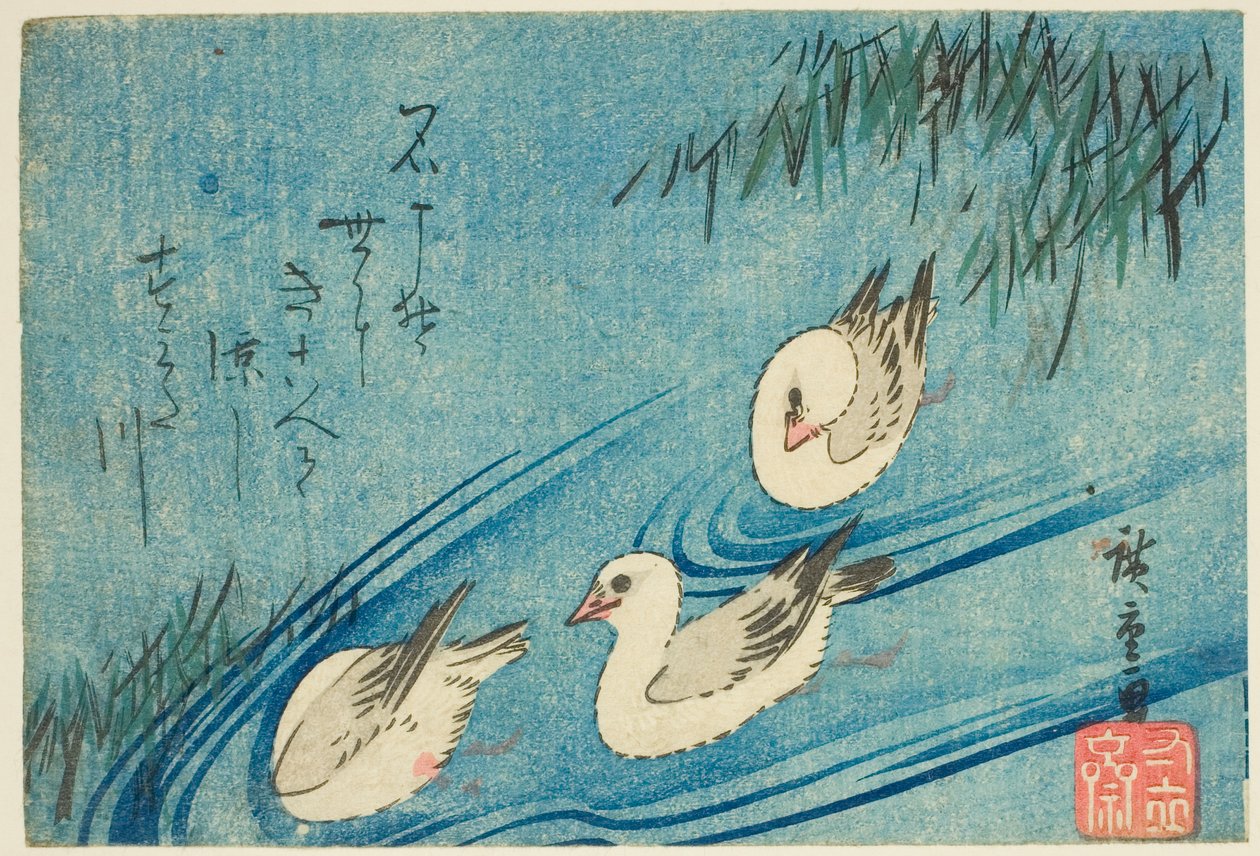 Osztriga alkotó: Utagawa Hiroshige