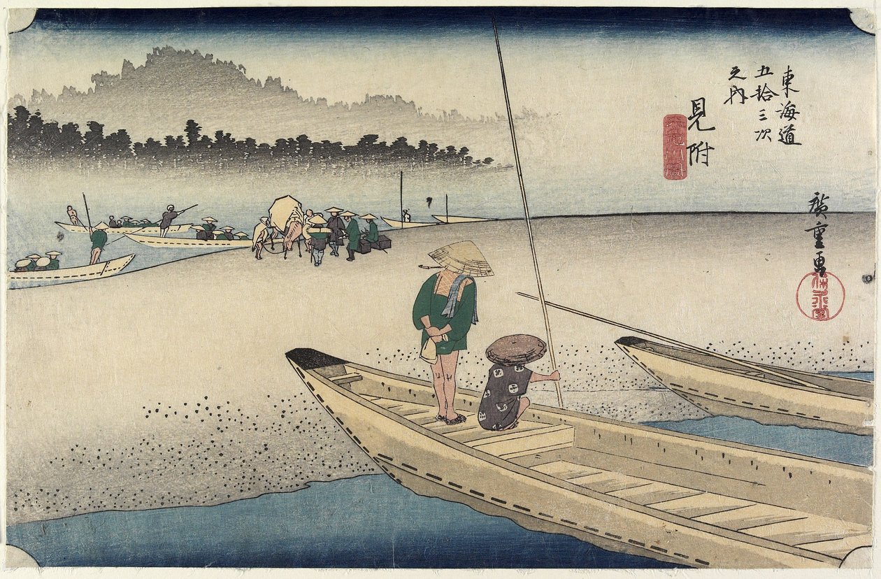 Tenryu_Rier ゔ ee w, talált, c. 1833 alkotó: Utagawa Hiroshige