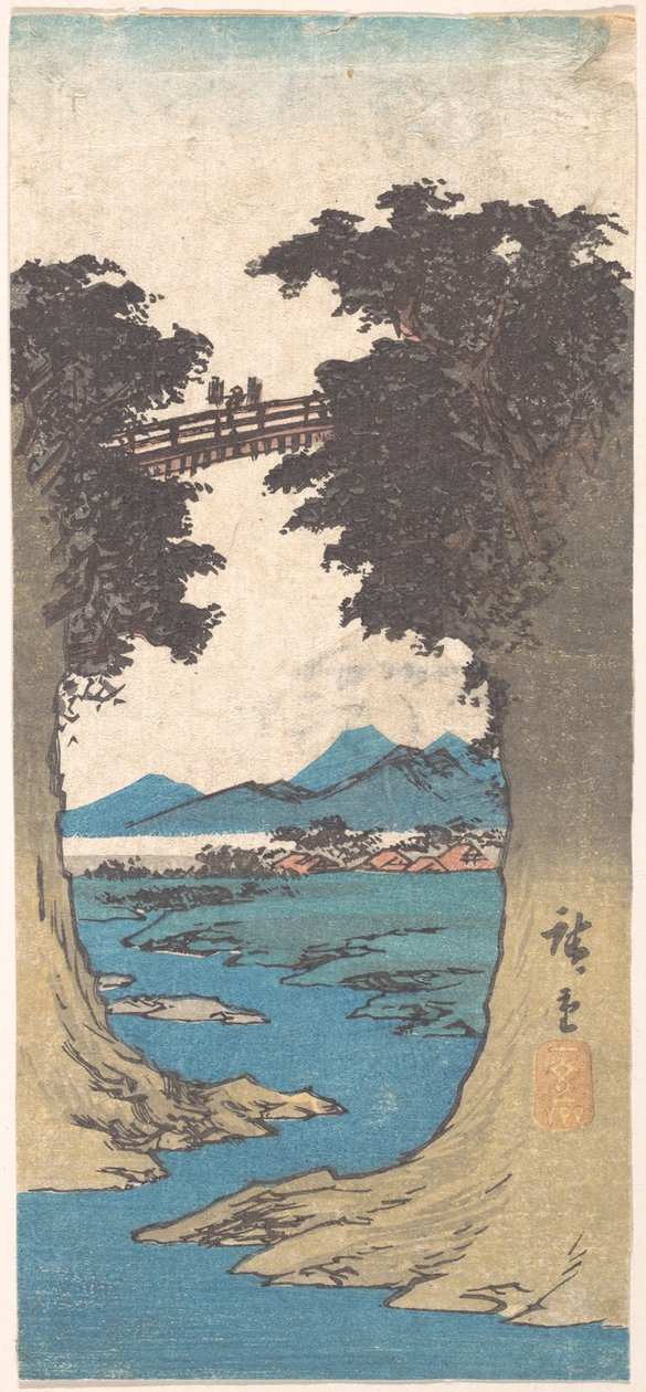 A Majomhíd alkotó: Utagawa Hiroshige