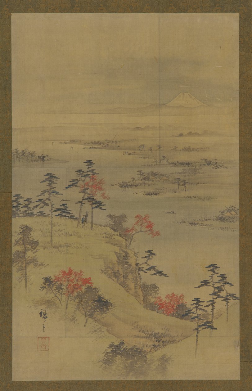 Őszi táj, 19. század közepe. alkotó: Utagawa Hiroshige II