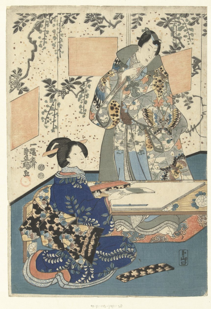 Genji herceg és udvarhölgy alkotó: Utagawa Kunisada (I)
