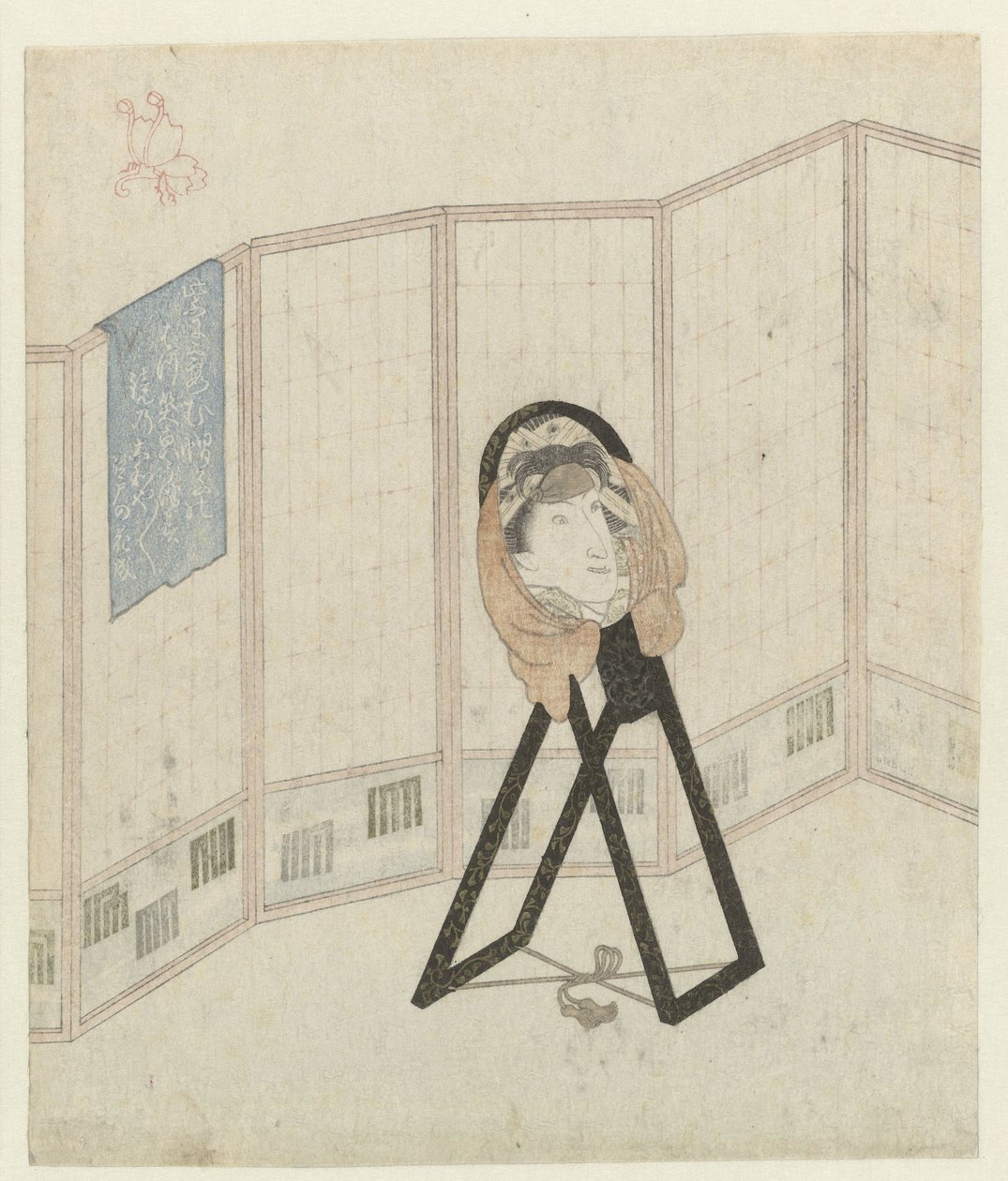 Tükör a térelválasztón alkotó: Utagawa Kunisada (I)