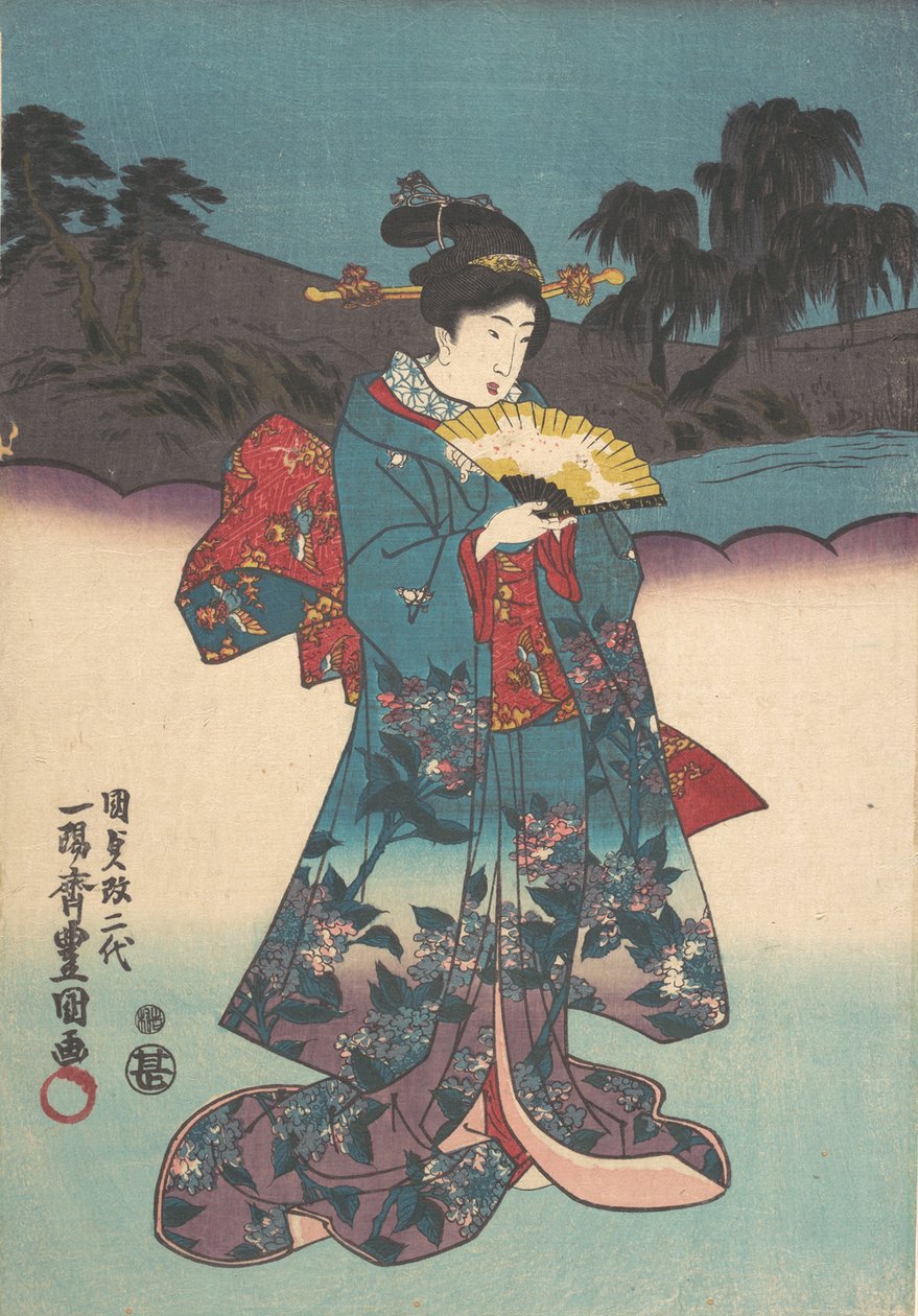Nyomtatás. alkotó: Utagawa Kunisada