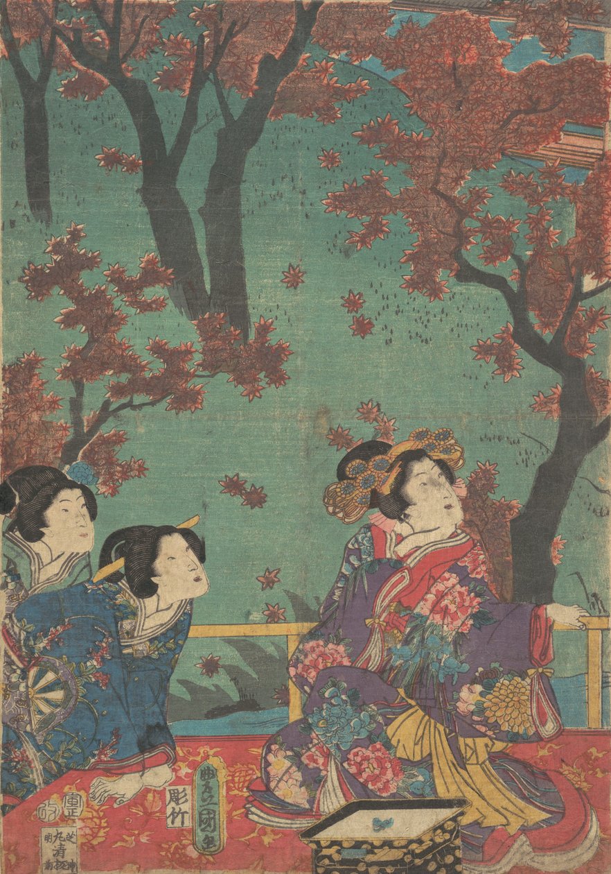 Nyomtatás. alkotó: Utagawa Kunisada
