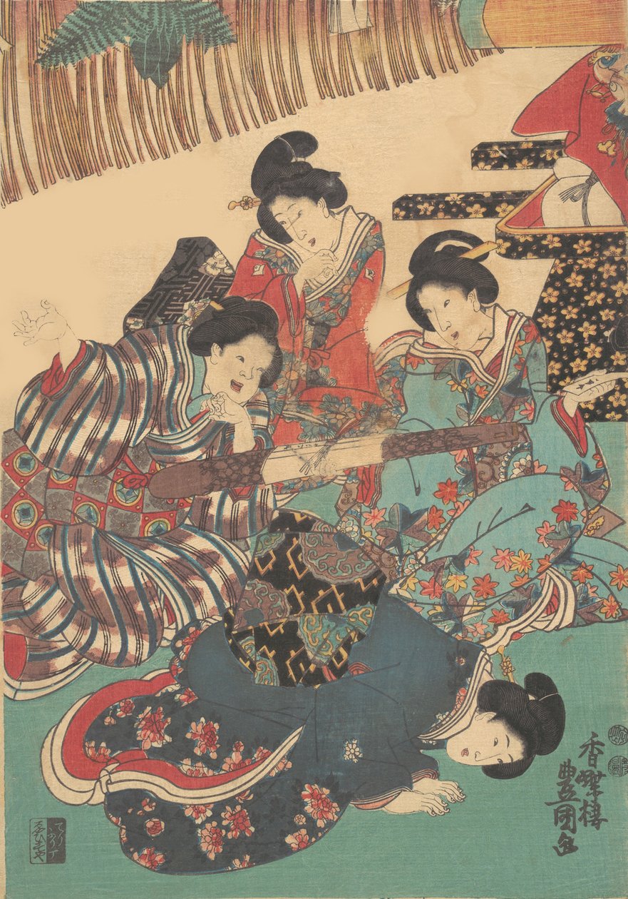 Nyomtatás. alkotó: Utagawa Kunisada