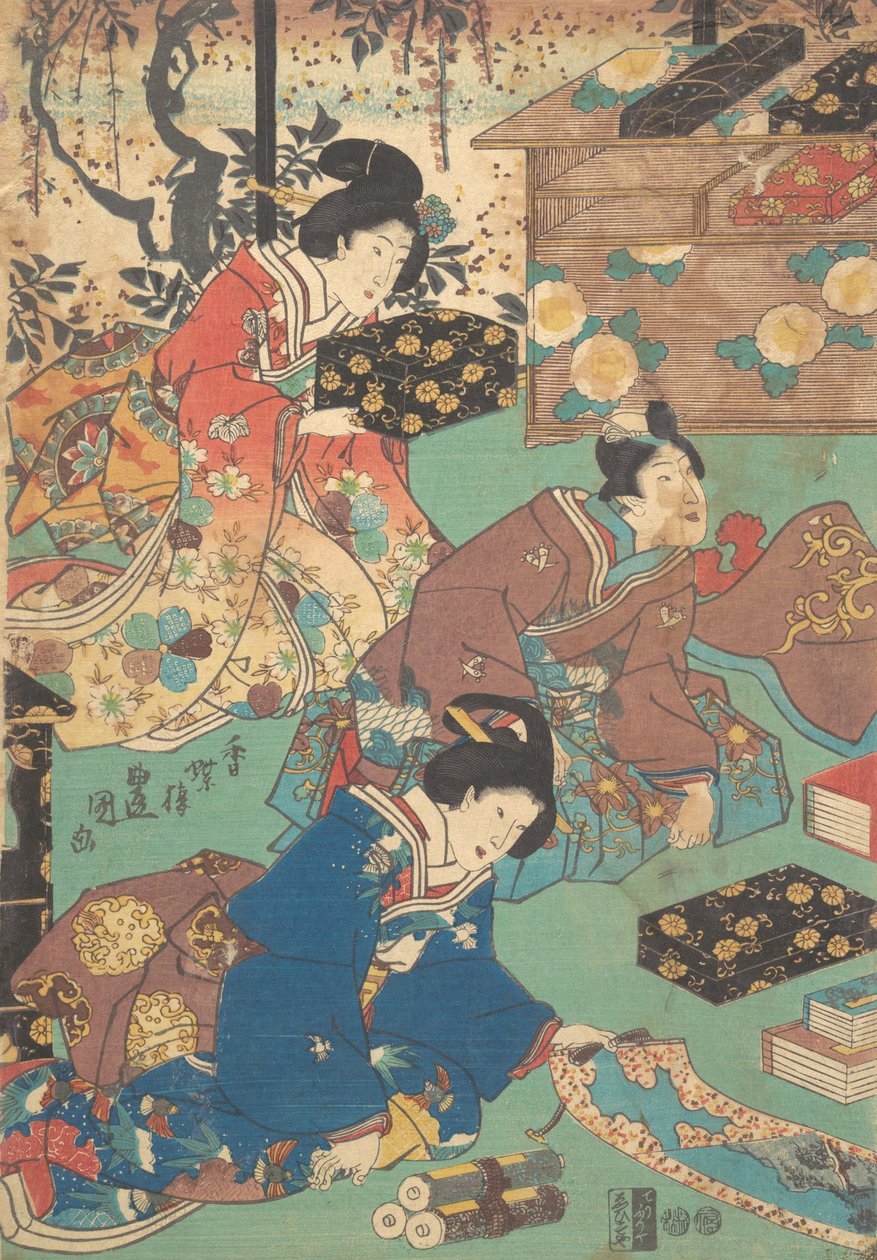 Nyomtatás. alkotó: Utagawa Kunisada