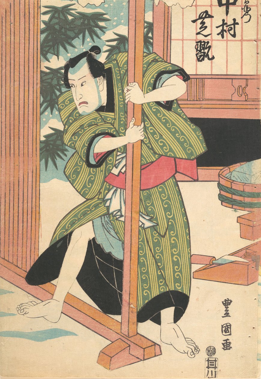 Nyomtatás, 19. század., 19. század. alkotó: Utagawa Kunisada