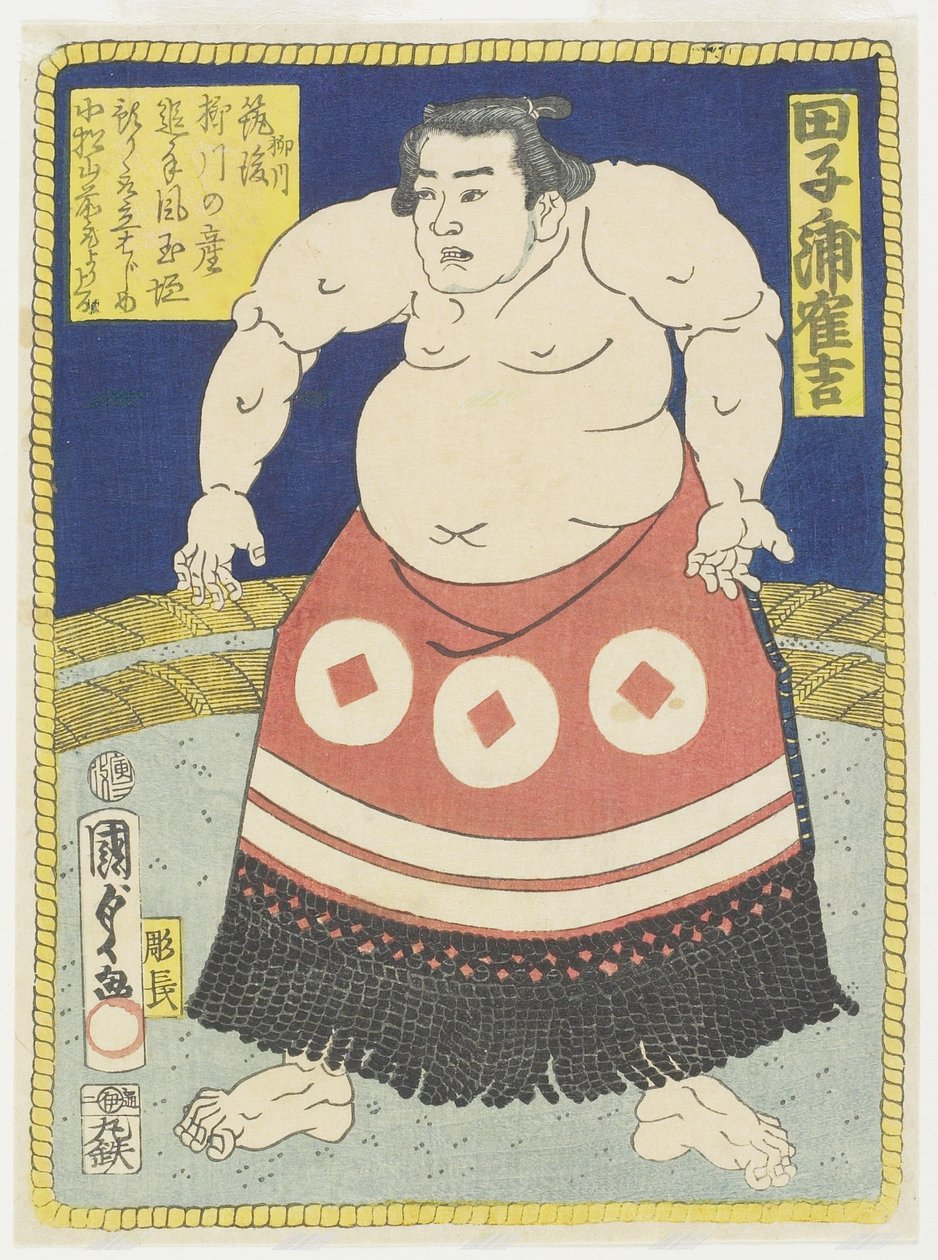 W Les ster Tagonoura Tsuruyoshi, 1866. március alkotó: Utagawa Kunisada II