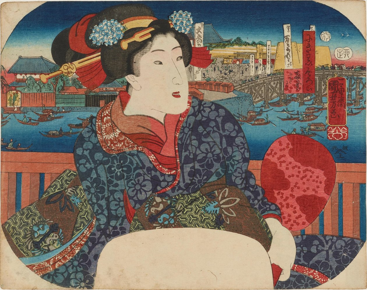 Izgalmas helyek alkotó: Utagawa Kuniyoshi