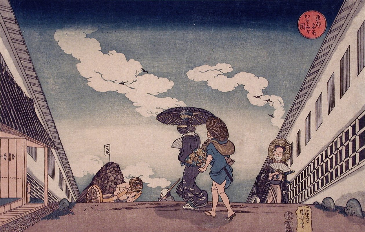 Kasumigaseki alkotó: Utagawa Kuniyoshi