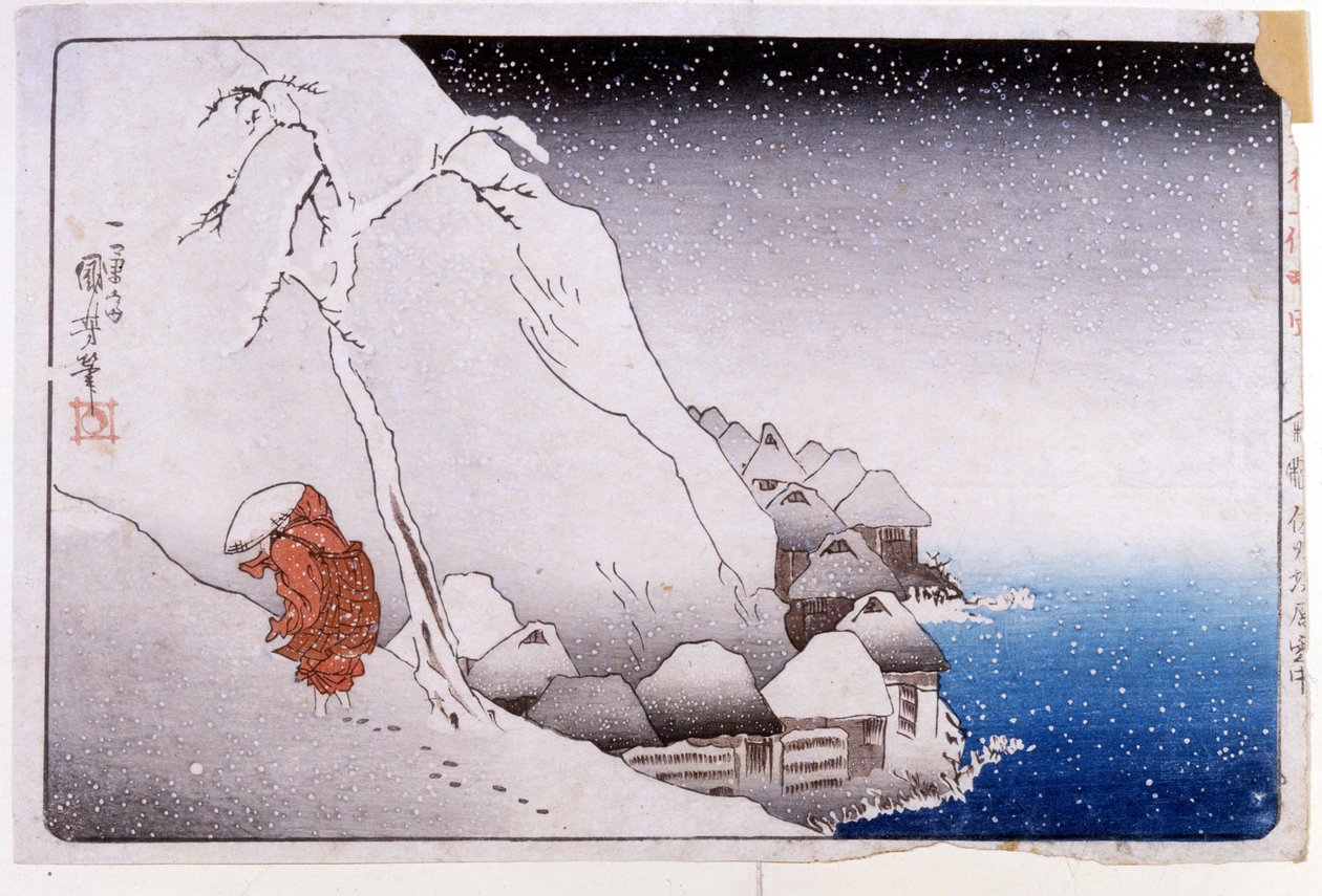Nichiren élete alkotó: Utagawa Kuniyoshi