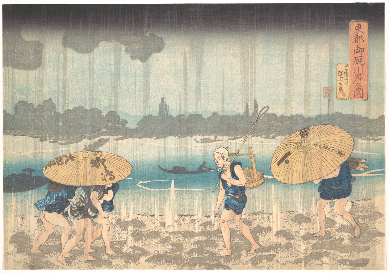 Edo hajmestere alkotó: Utagawa Kuniyoshi