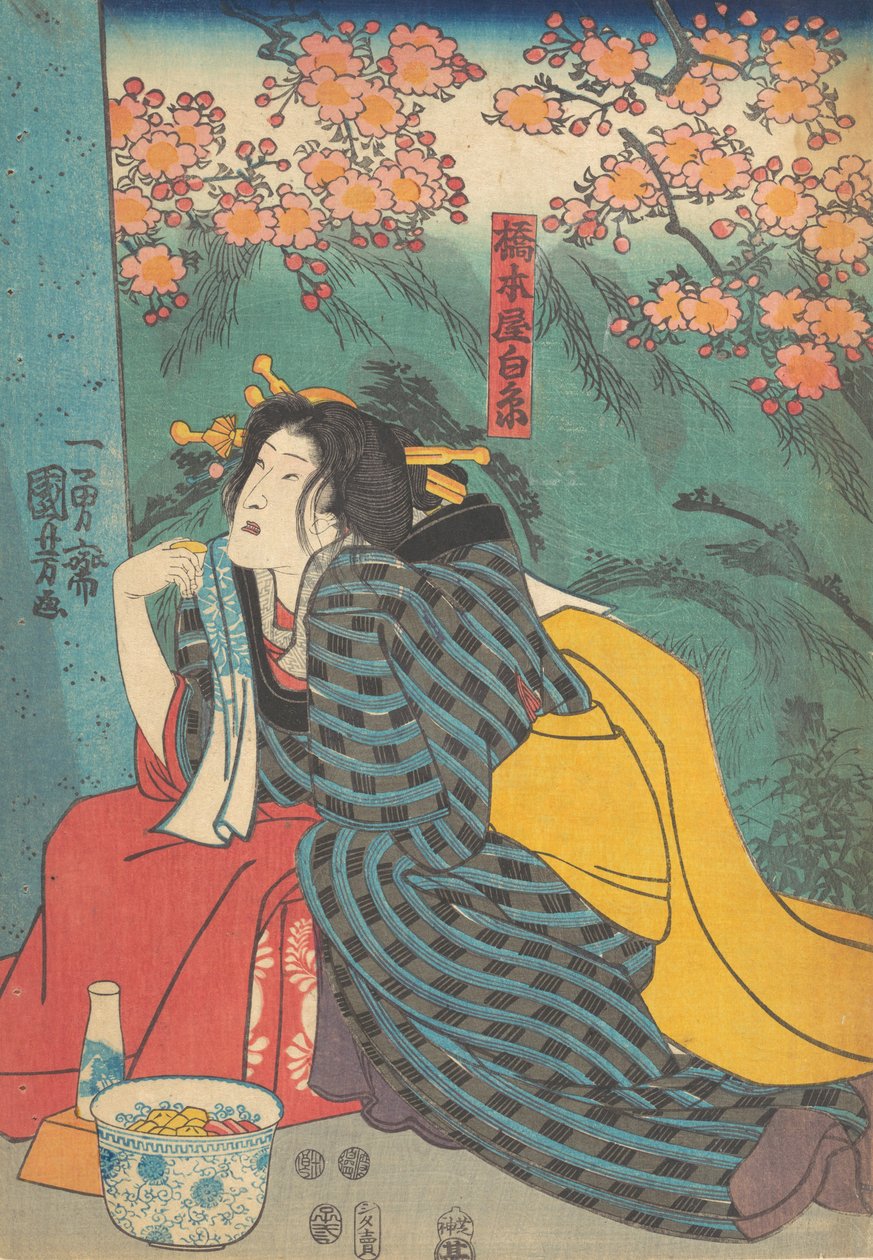 Nyomtatás, 19. század. alkotó: Utagawa Kuniyoshi