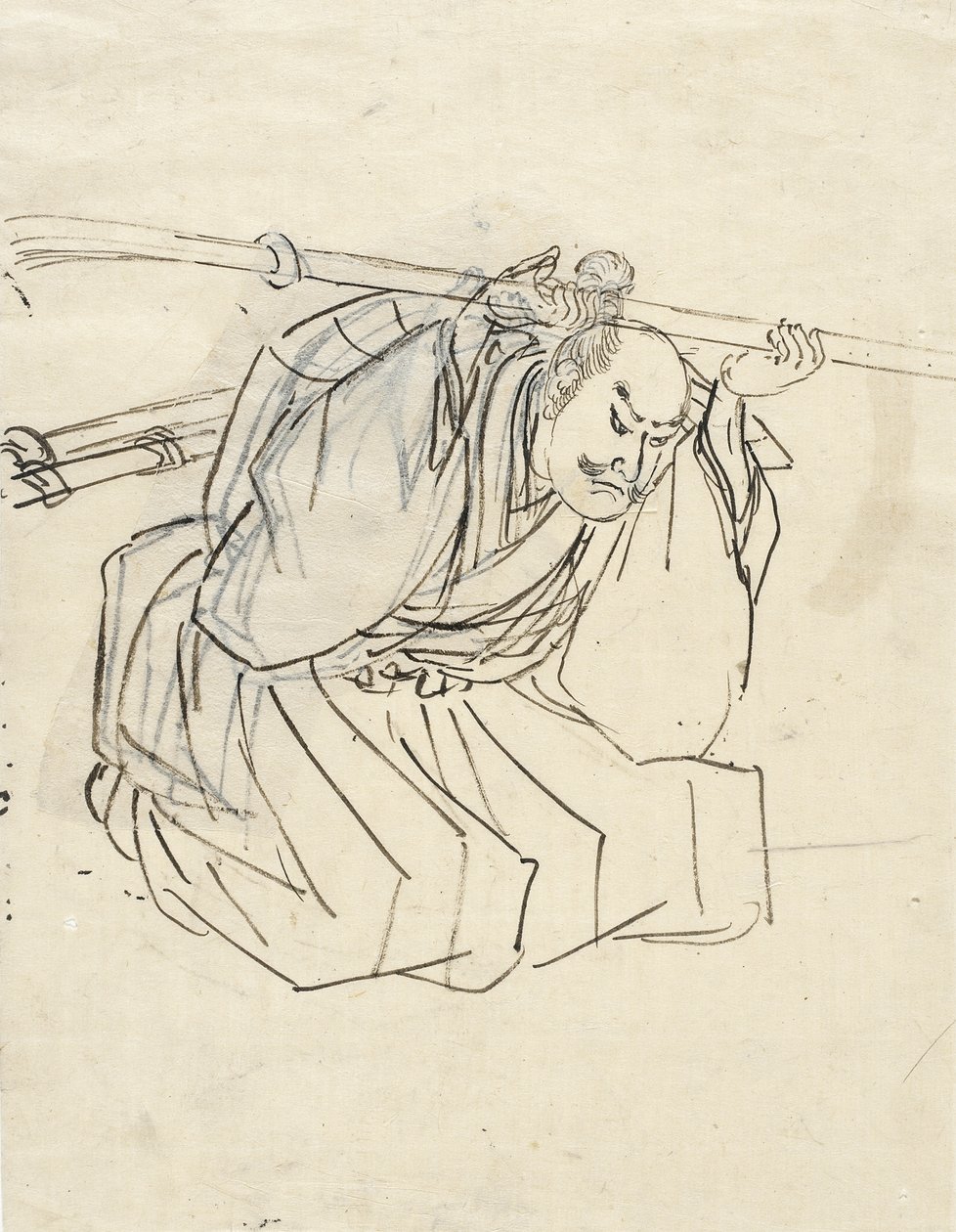 Shinano Sakon Tomoyuki vázlata alkotó: Utagawa Kuniyoshi