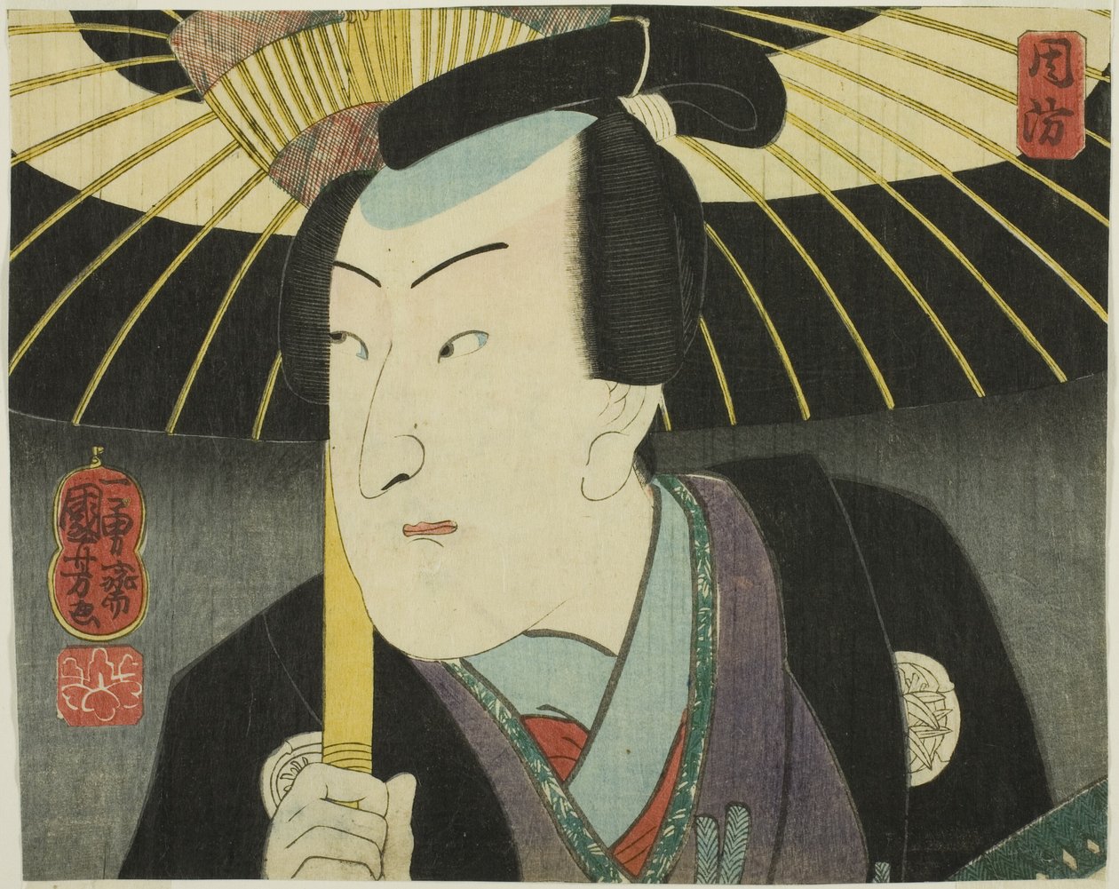 Suo tartomány, "A tartományok modern jelenei Edo Brocades-ban" című sorozatból alkotó: Utagawa Kuniyoshi